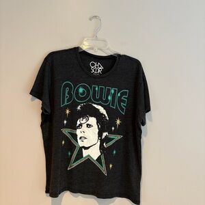 Chaser Black Bowie Star Graphic Tee